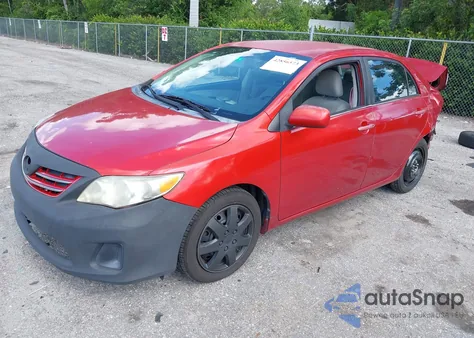 2013 Toyota Corolla Le z USA, uszkodzony, nr VIN 5YFBU4EE2DP084309